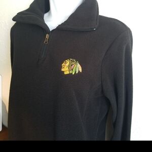 NHL Black Fleece Chicago BLACKHAWKS Zip-Up Sweater